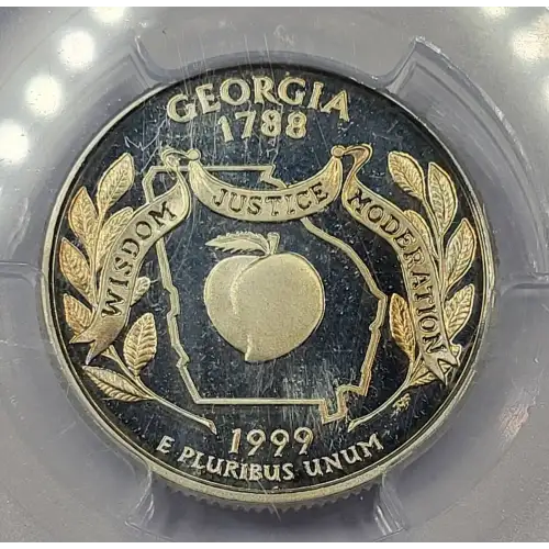 1999-S 25C Georgia Silver, DCAM
