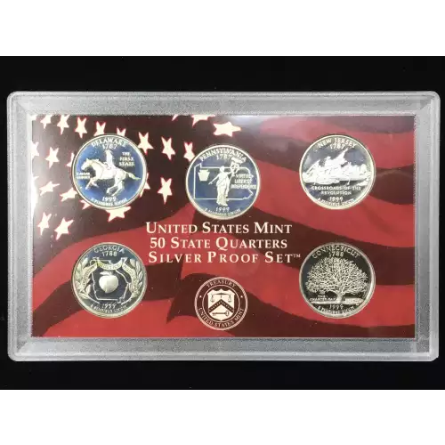 1999-S US Mint Silver Proof Set w OGP - Box & COA