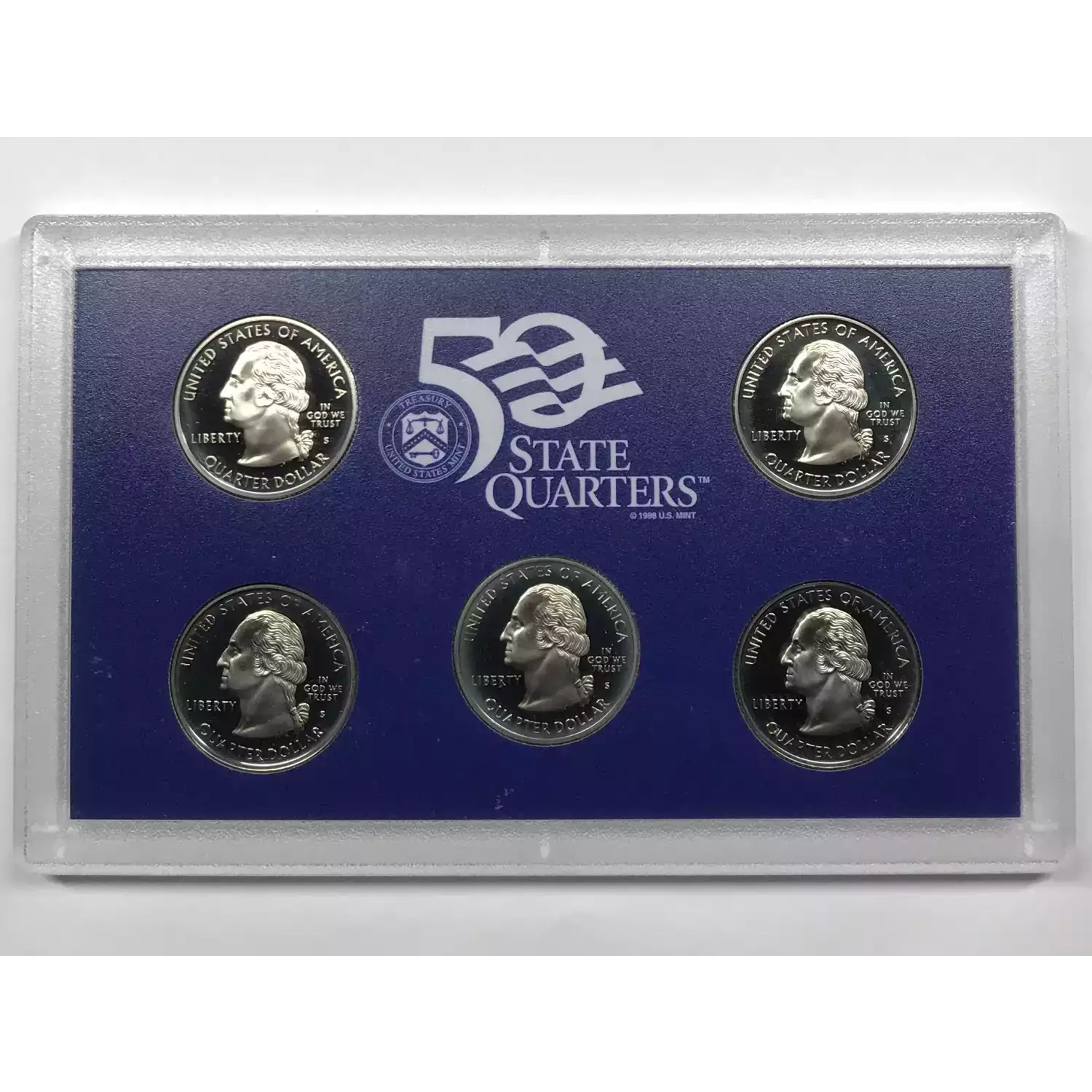1999 US Mint Proof Set w OGP - Box & COA