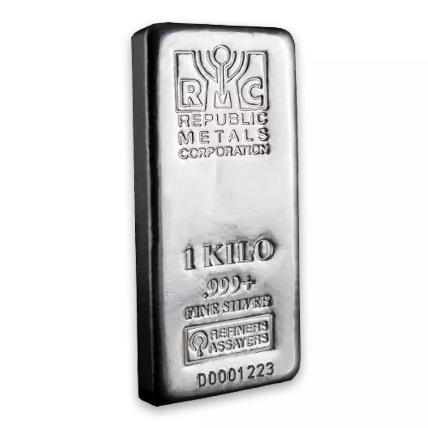 1kg Republic Metals Silver Bar (2)