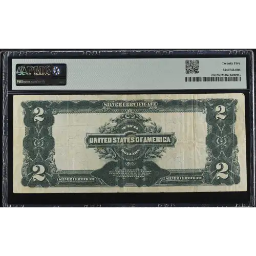 $2 1899 Blue Silver Certificates 258 (3)