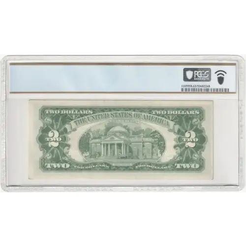 $2 1963 red seal. Small Legal Tender Notes 1513 (3)
