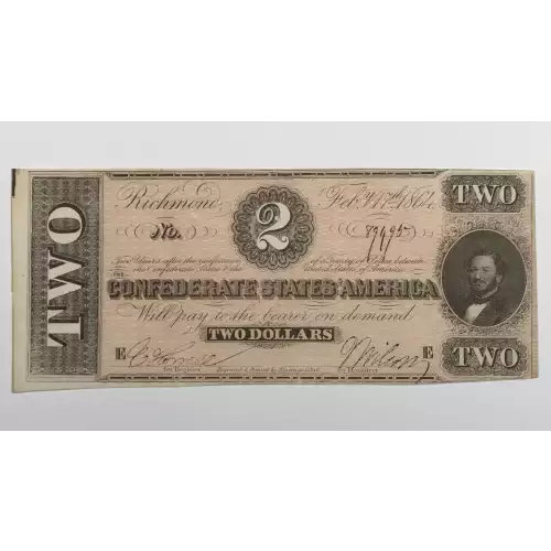 $2   Issues of the Confederate States of America CS-70