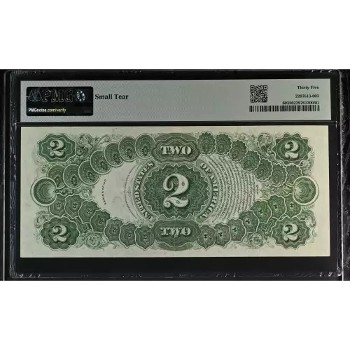 $2  Small Red, scalloped Legal Tender Issues 60 (2)