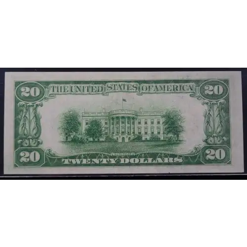 $20 1934-A. blue-Green seal. Small Size $20 Federal Reserve Notes 2055-L (4)