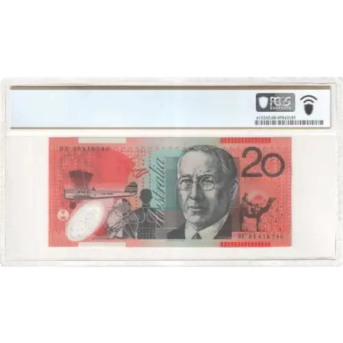 20 Dollars (20)02-03; (20)05-10, 2002-2009 Issue d. (20)06. Signature I. Macfarlane and K. Henry Australia 59 (3)