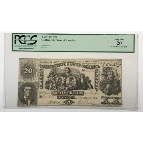 $20   Issues of the Confederate States of America CS-20