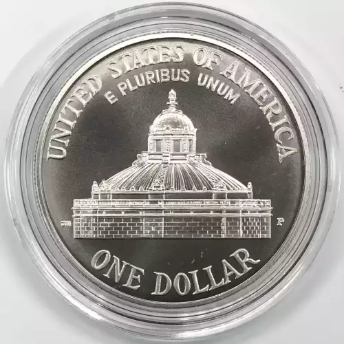 2000-P Library of Congress Bicentennial Uncirculated Silver Dollar w Box & COA (5)