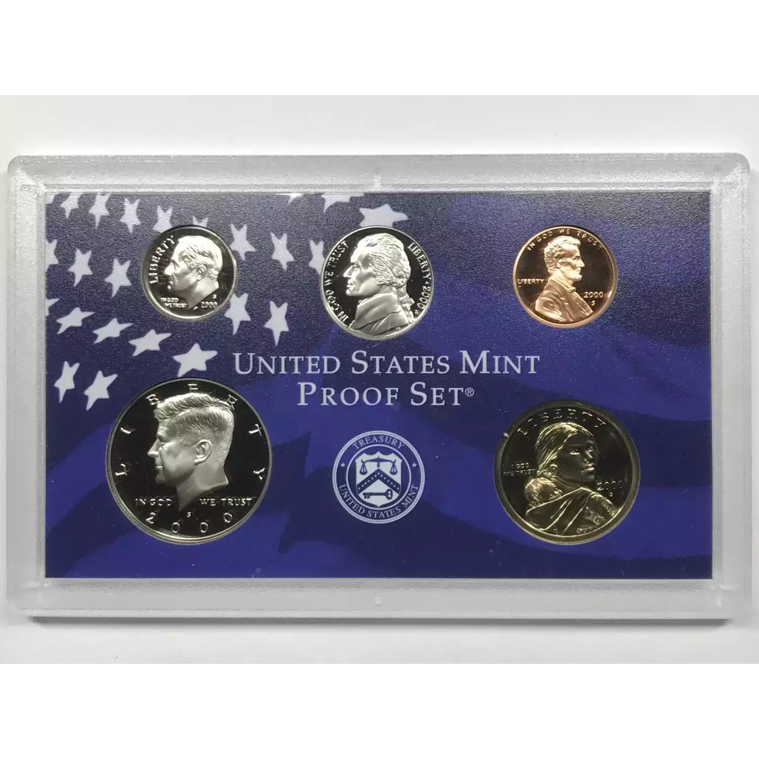 2000 US Mint Proof Set w OGP - Box & COA (3)