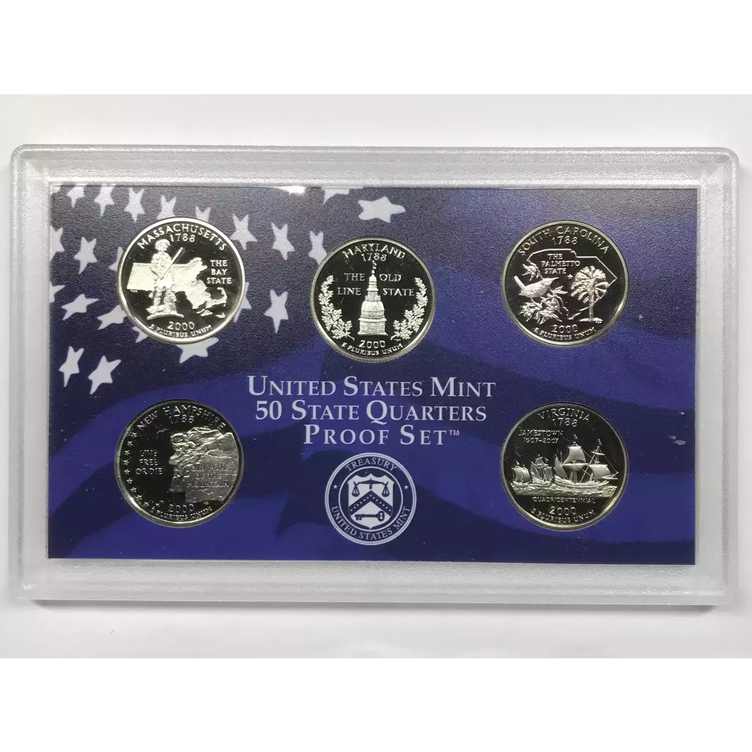 2000 US Mint Proof Set w OGP - Box & COA (5)