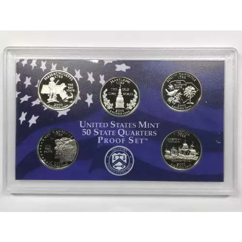 2000 US Mint Proof Set w OGP - Box & COA (5)