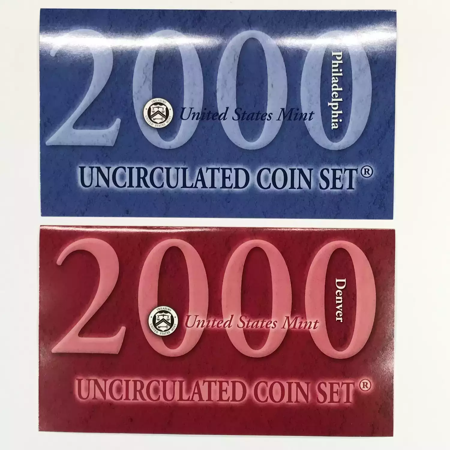 2000 US Mint Uncirculated Coin Set - P & D (5)