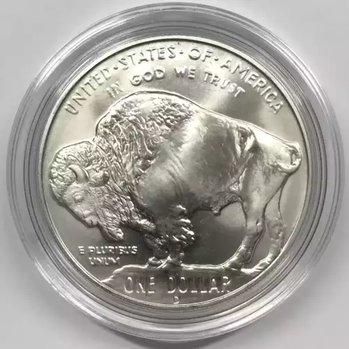 2001-D American Buffalo Uncirculated Silver Dollar w US Mint OGP - Box & COA (3)