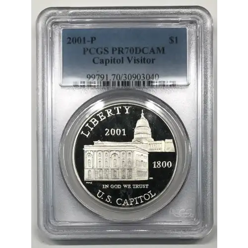 2001-P $1 Capitol Visitor, DCAM