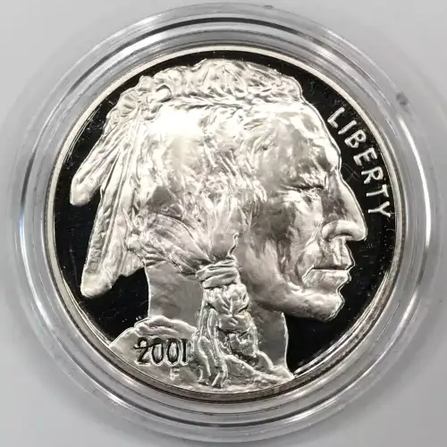 2001-P American Buffalo Proof Silver Dollar - Coin Only