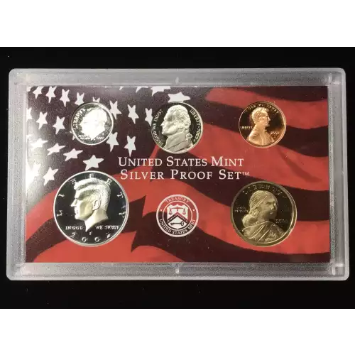 2002-S US Mint Silver Proof Set w OGP - Box & COA