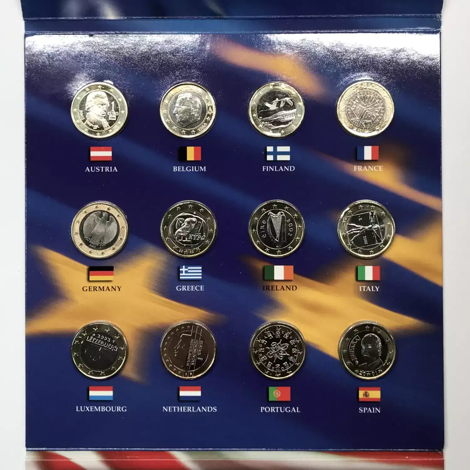 2002 The 50 State Quarters & Euro Coin Collection US Mint OGP (2)