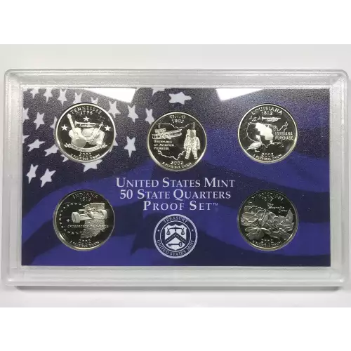 2002 US Mint Proof Set w OGP - Box & COA (6)