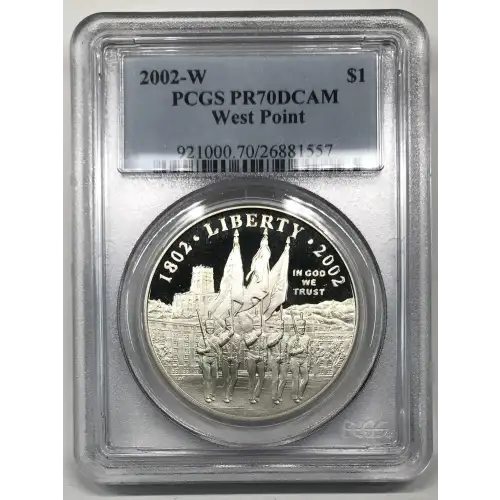 2002-W $1 West Point, DCAM