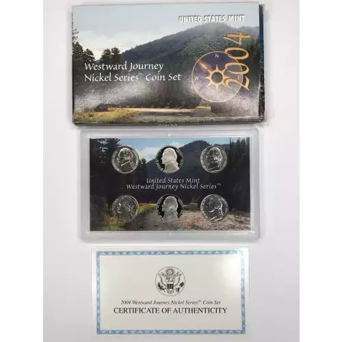 2004 2005 2006 Westward Journey Nickel Series Complete 3-Set Lot w US Mint OGP (3)