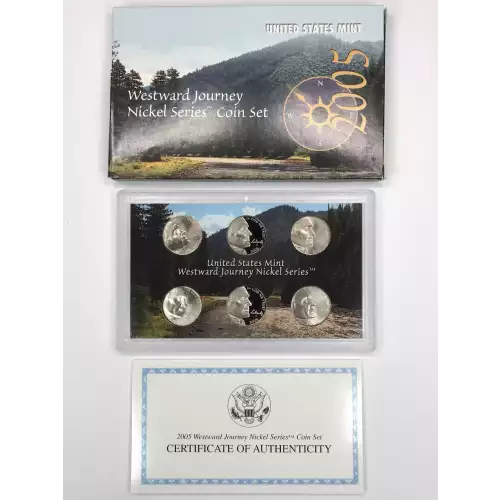 2004 2005 2006 Westward Journey Nickel Series Complete 3-Set Lot w US Mint OGP (6)