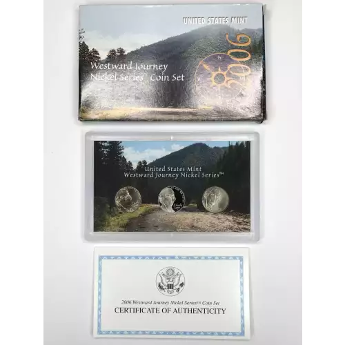 2004 2005 2006 Westward Journey Nickel Series Complete 3-Set Lot w US Mint OGP (9)