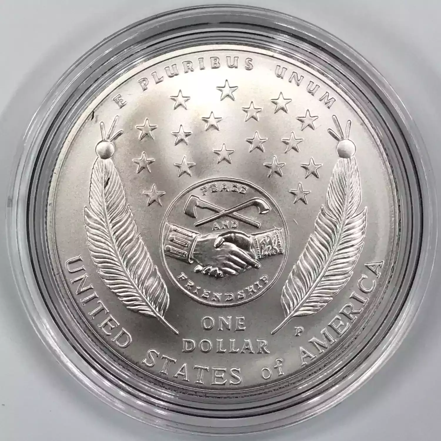2004-P Lewis & Clark Bicentennial Uncirculated Silver Dollar w US Mint Box & COA (5)