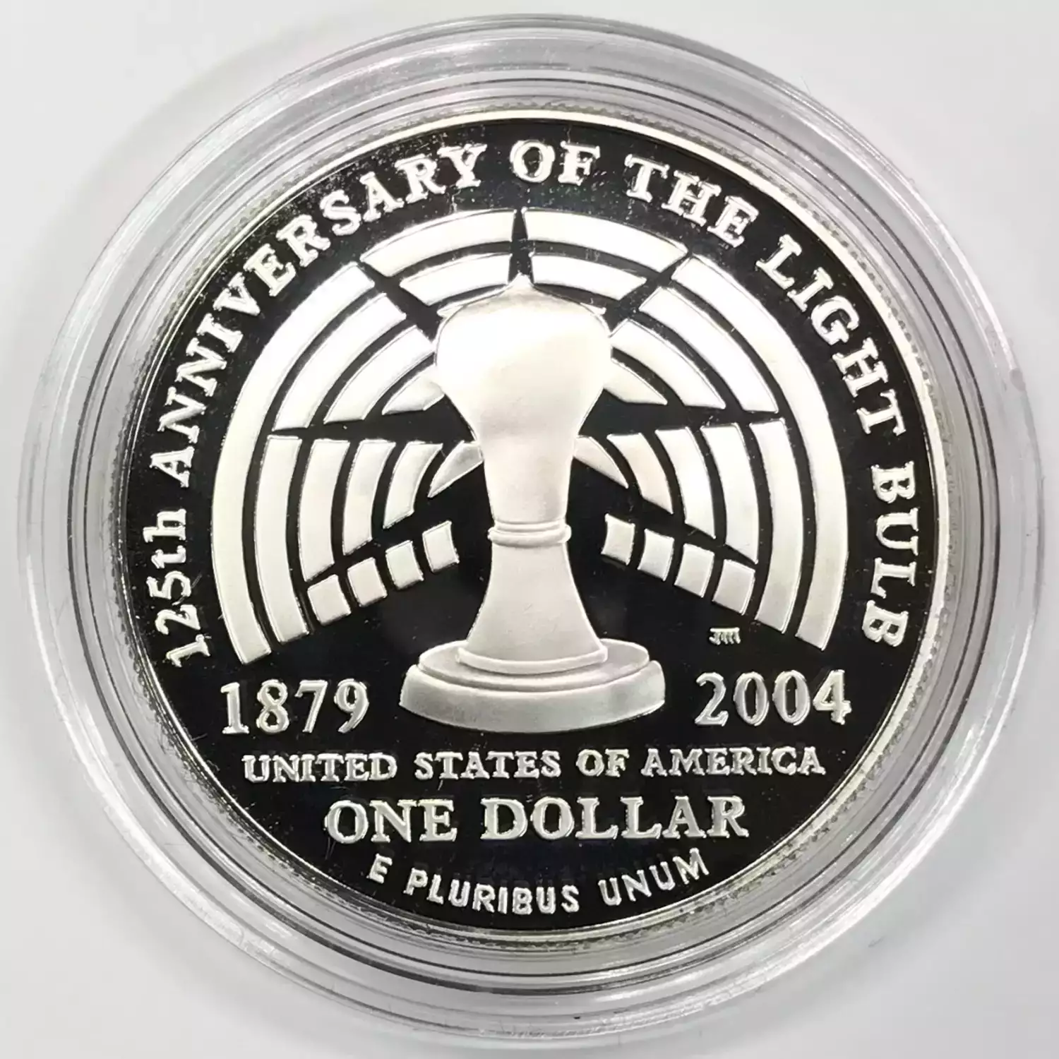 2004-P Thomas Alva Edison Proof Silver Dollar - Coin Only (4)