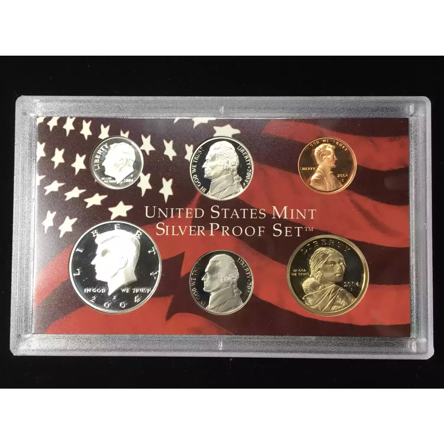 2004-S US Mint Silver Proof Set w OGP - Box & COA