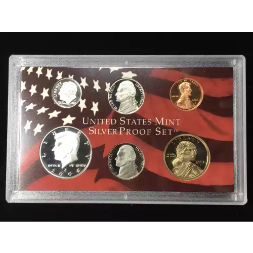 2004-S US Mint Silver Proof Set w OGP - Box & COA