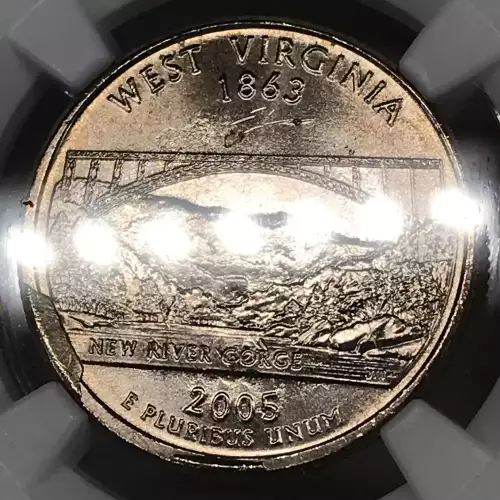 2005 P WEST OBV DIE BREAK @4:00 & TWO REV DIE BREAKS @6:00&8:00  (2)