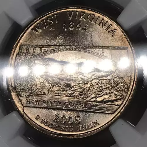 2005 P WEST OBV DIE BREAK @4:00 & TWO REV DIE BREAKS @6:00&8:00  (5)