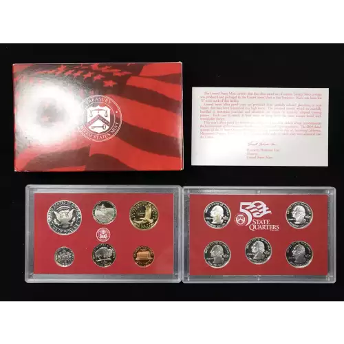 2005-S US Mint Silver Proof Set w OGP - Box & COA