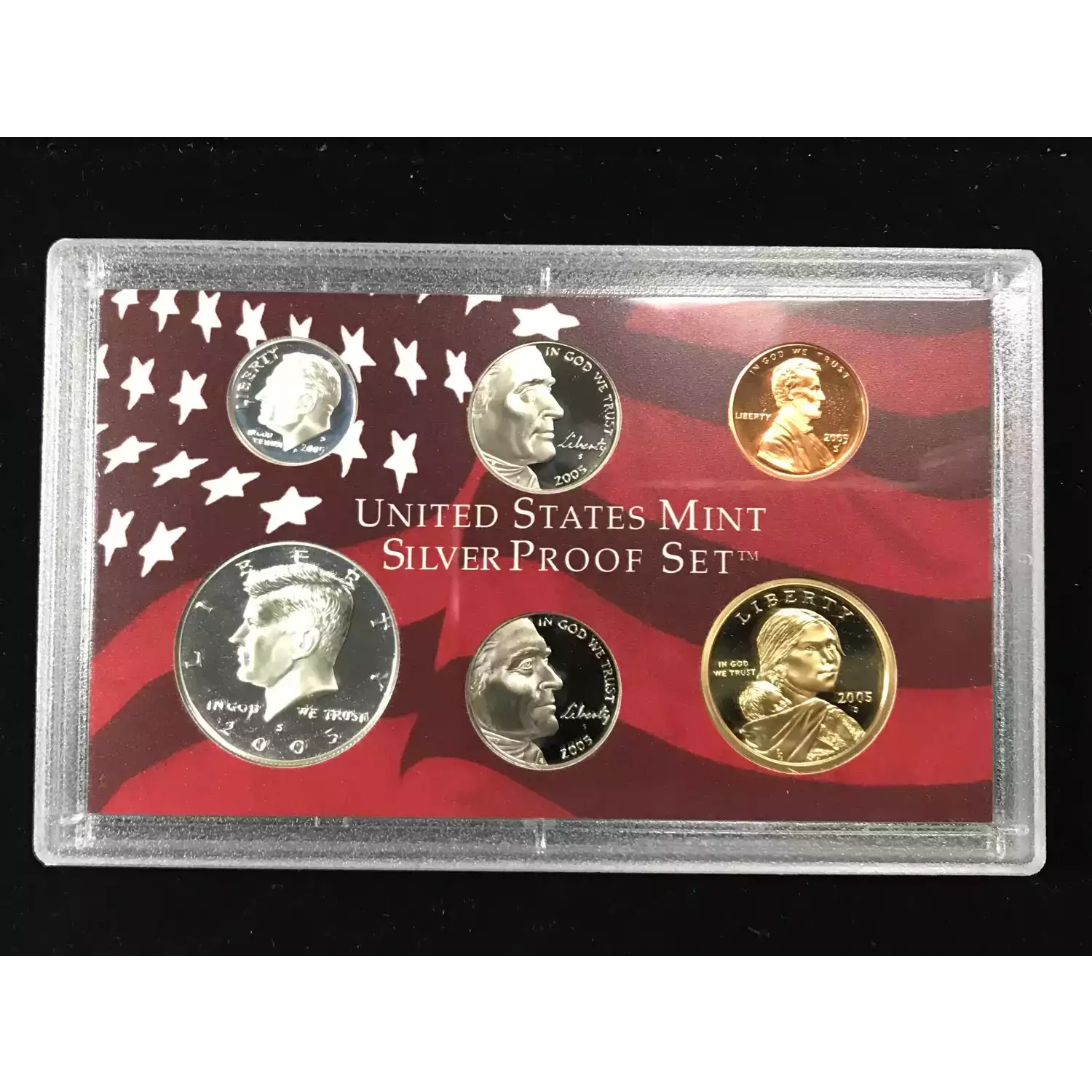 2005-S US Mint Silver Proof Set w OGP - Box & COA