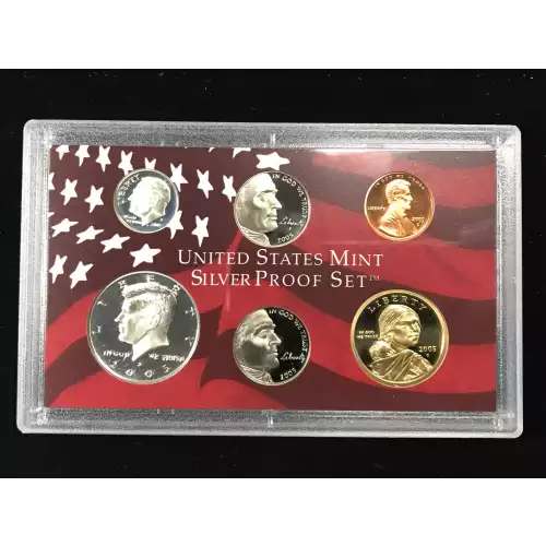 2005-S US Mint Silver Proof Set w OGP - Box & COA