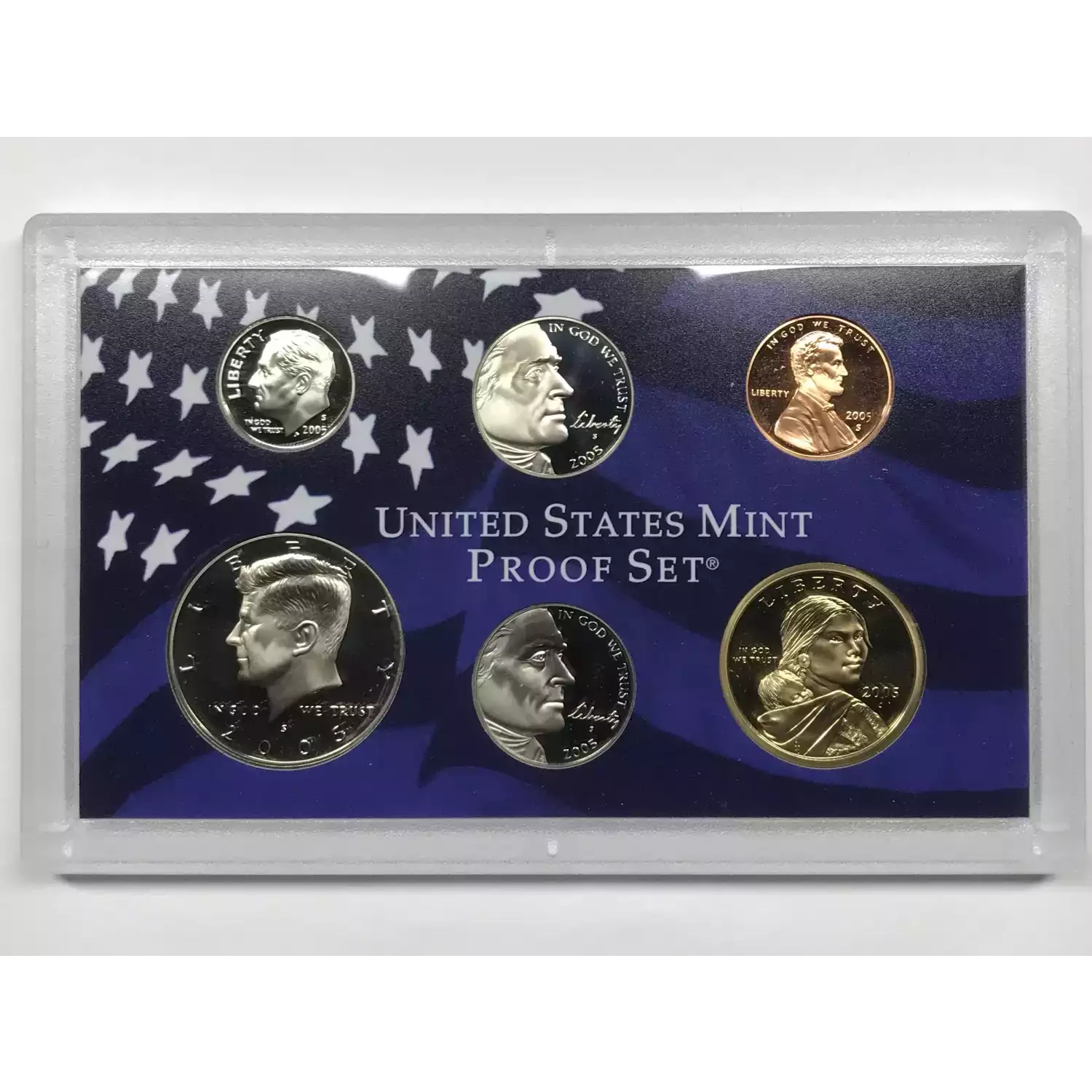 2005 US Mint Proof Set w OGP - Box & COA (6)