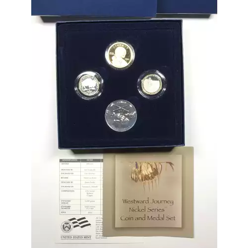 2005 Westward Journey Nickel Series Coin & Medal Set - Peace Friendship Medal