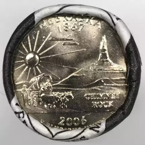 2006 Nebraska State Quarter US Mint P & D Roll Set (2)