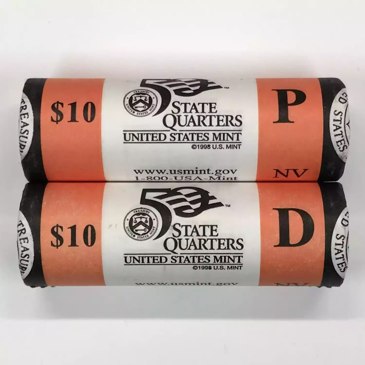 2006 Nevada State Quarter US Mint P & D Roll Set
