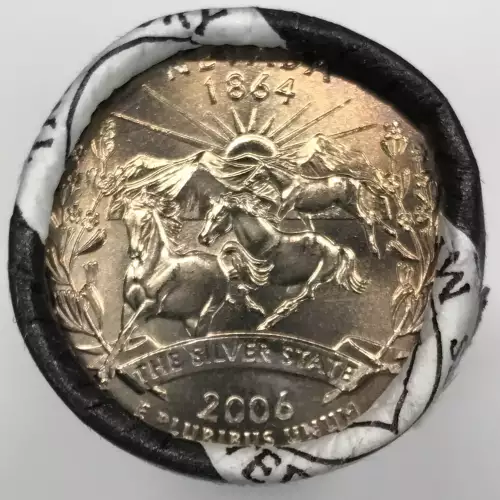 2006 Nevada State Quarter US Mint P & D Roll Set (2)
