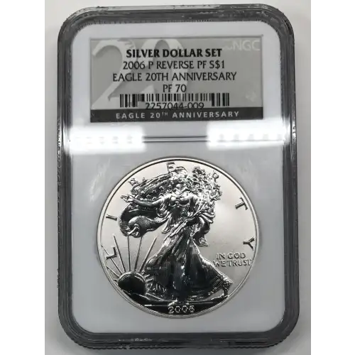 2006 P 20TH ANNIVERSARY SILVER DOLLAR SET OFFICIAL US MINT SET