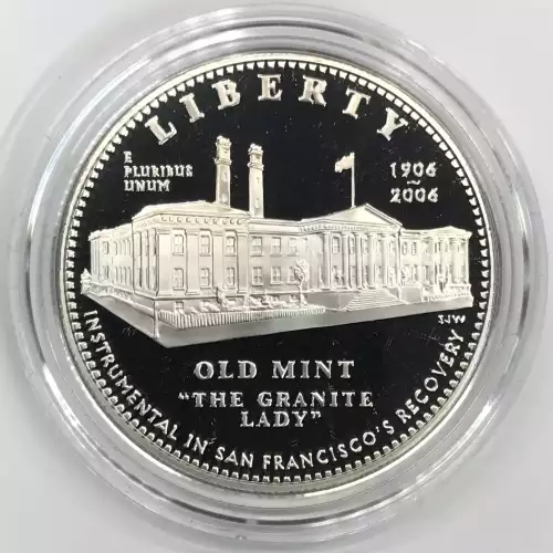 2006-S San Francisco Old Mint Proof Silver Dollar w US Mint OGP - Box & COA