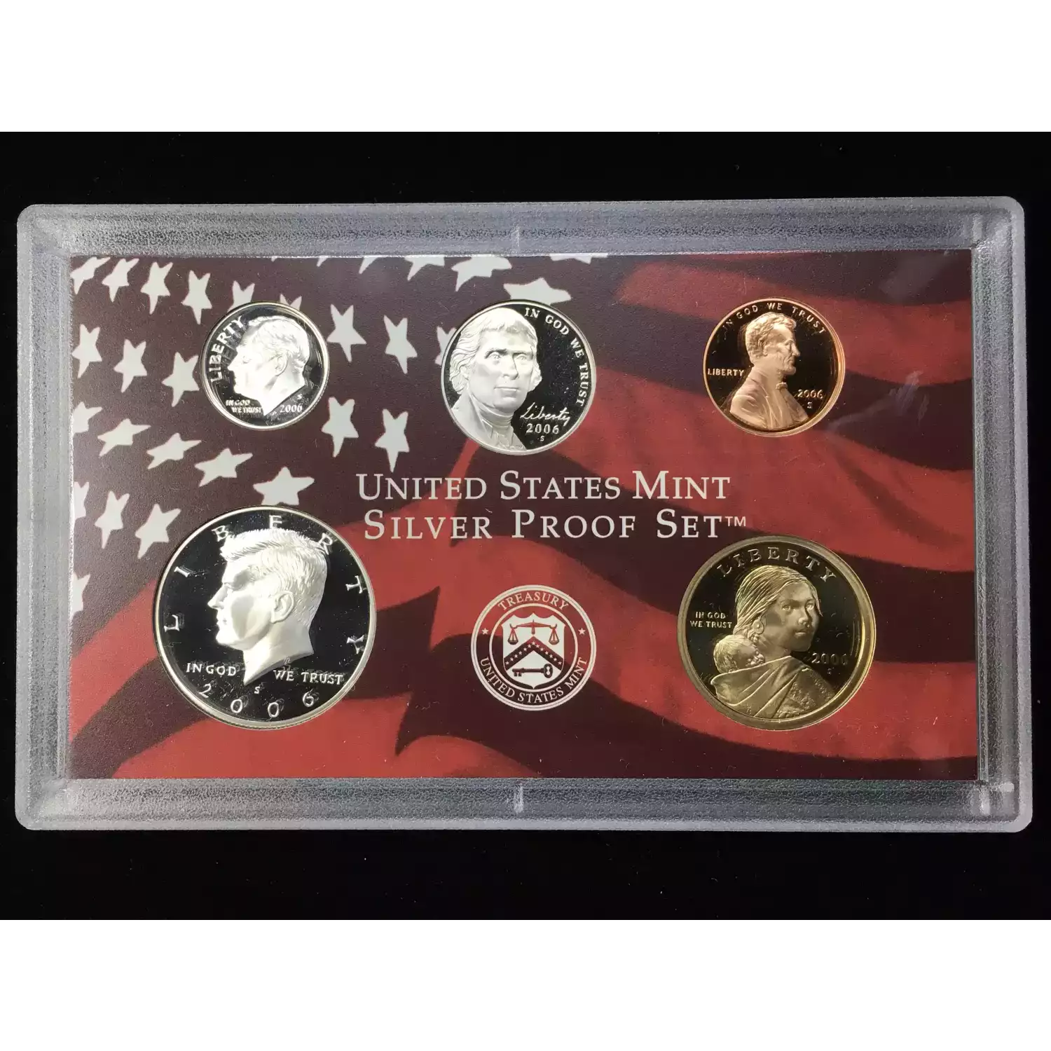 2006-S US Mint Silver Proof Set w OGP - Box & COA