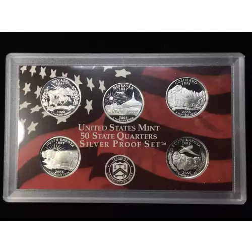 2006-S US Mint Silver Proof Set w OGP - Box & COA