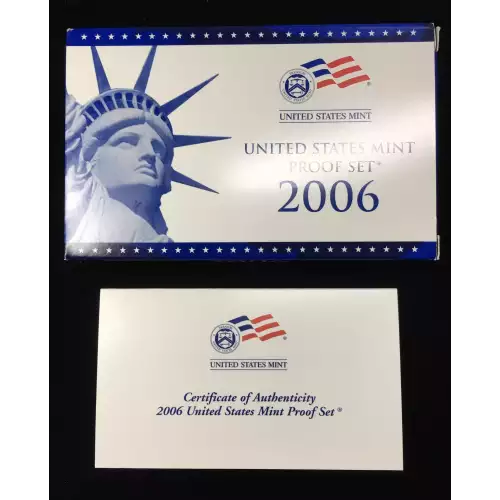2006 US Mint Proof Set w OGP - Box & COA