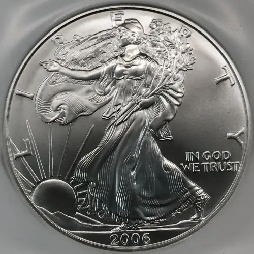 2006 W 20TH ANNIVERSARY SET BURNISHED SILVER EAGLE OFFICIAL US MINT SET (3)