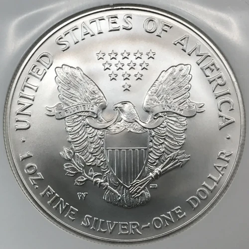 2006 W 20TH ANNIVERSARY SET BURNISHED SILVER EAGLE OFFICIAL US MINT SET (2)
