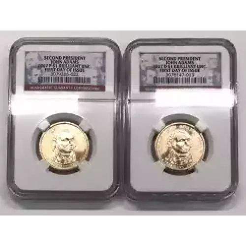 2007 P $1 JOHN ADAMS SECOND PRESIDENT 