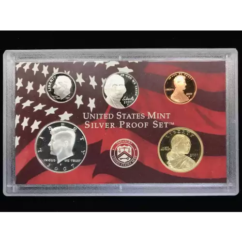 2007-S US Mint Silver Proof Set w OGP - Box & COA