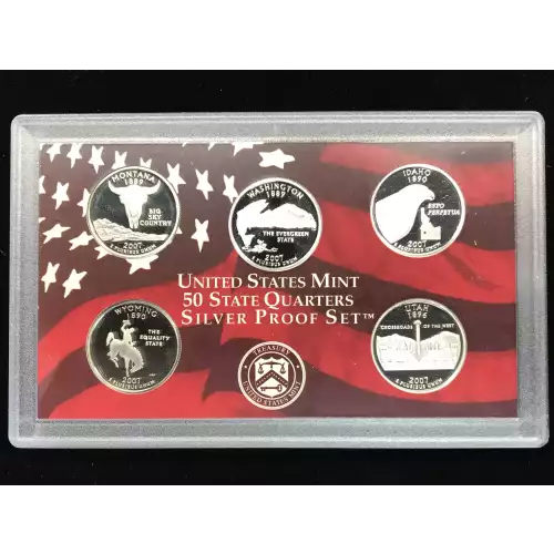 2007-S US Mint Silver Proof Set w OGP - Box & COA